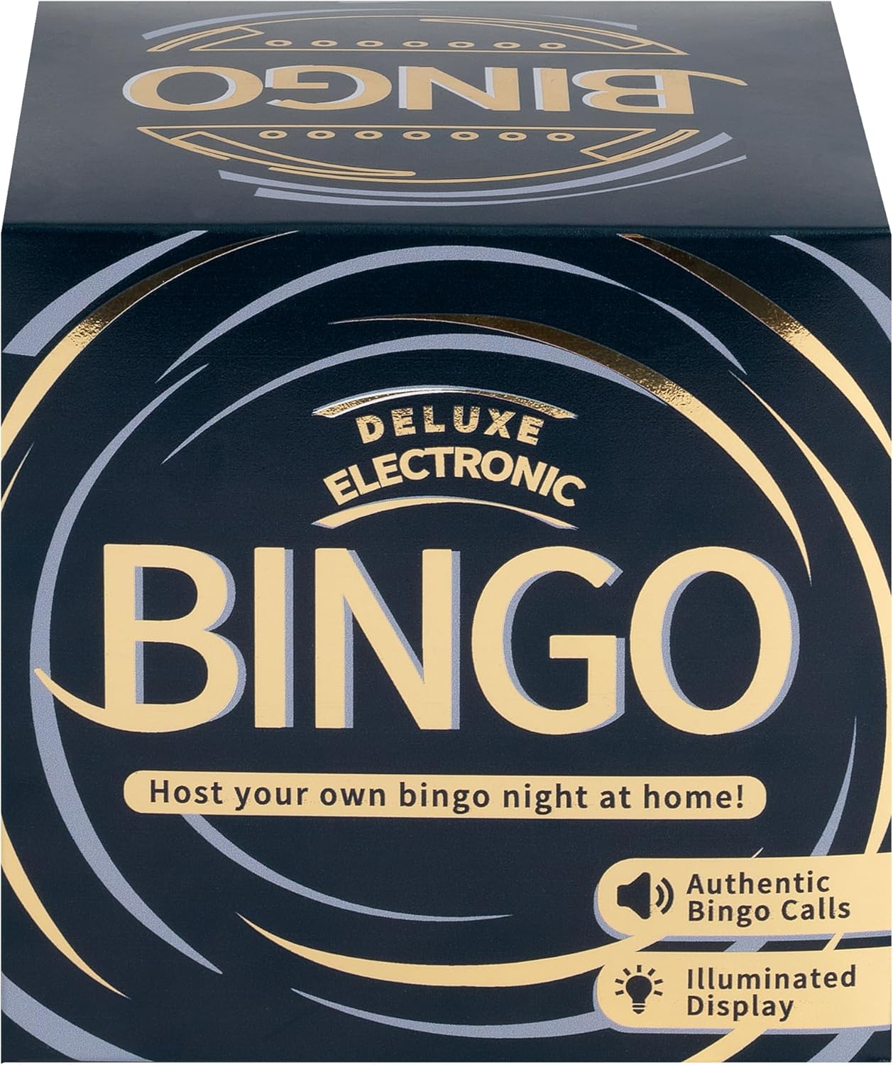 Ideal | Deluxe Electronic Bingo: Host your own Bingo night at home! | Family Games | 3+ Players | Ages 4+ (Package may vary