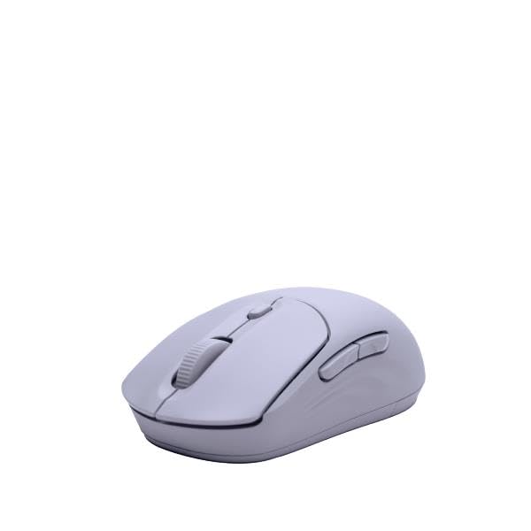 HP 400 Dual Wireless Mouse - Bluetooth and USB 2.4GHz | 24 Month Battery | Silent Clicks | Soft Touch | 2D scroll wheel | Up to 6000 adjustable DPI | Purple