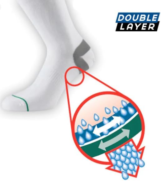 1000 Mile Socks Approach Repreve Double Layer Sock Made from 71% recycled materials