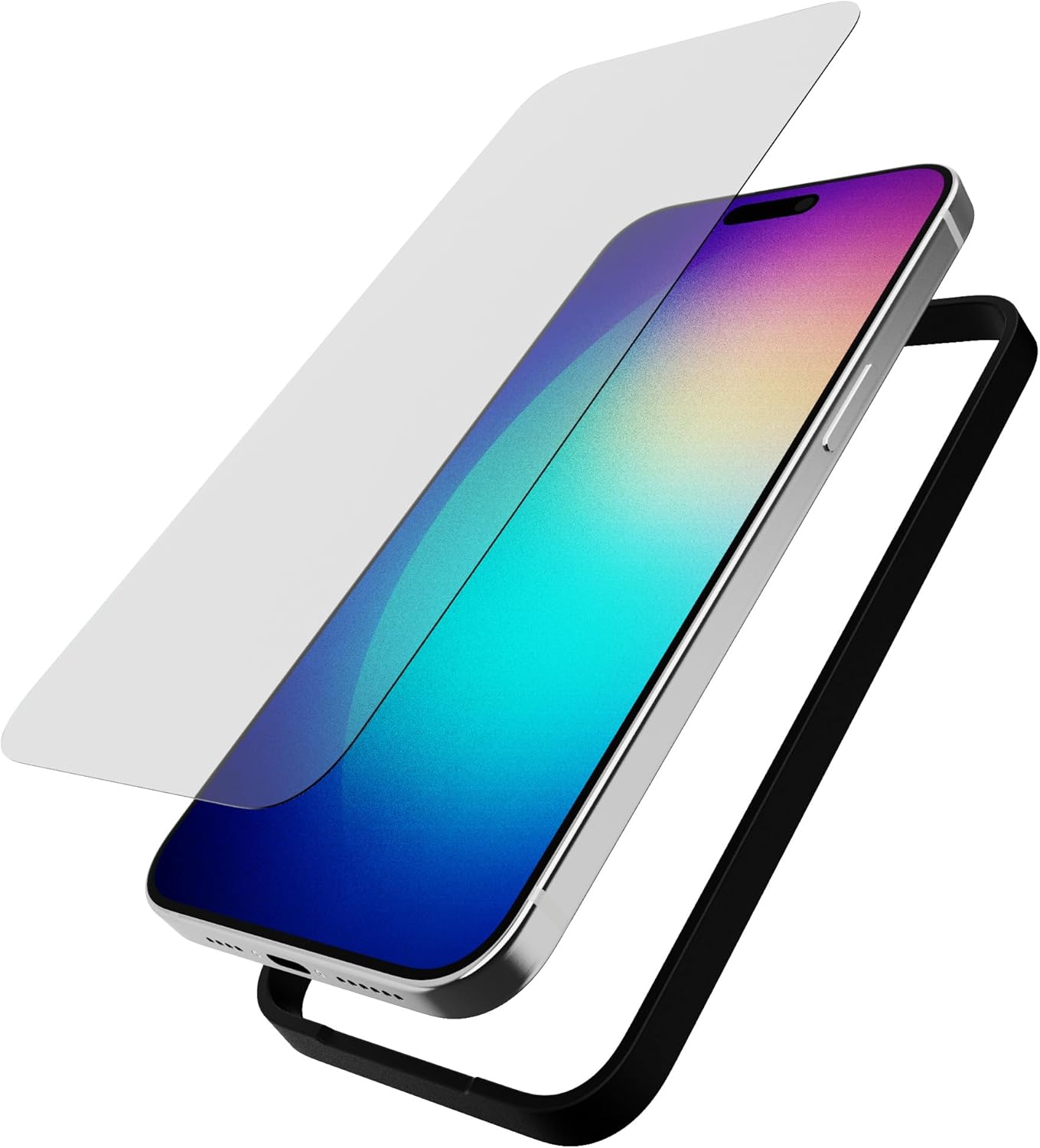 Tech21 Impact Glass Screen Protector for iPhone 15 Pro Max - Pack of 2
