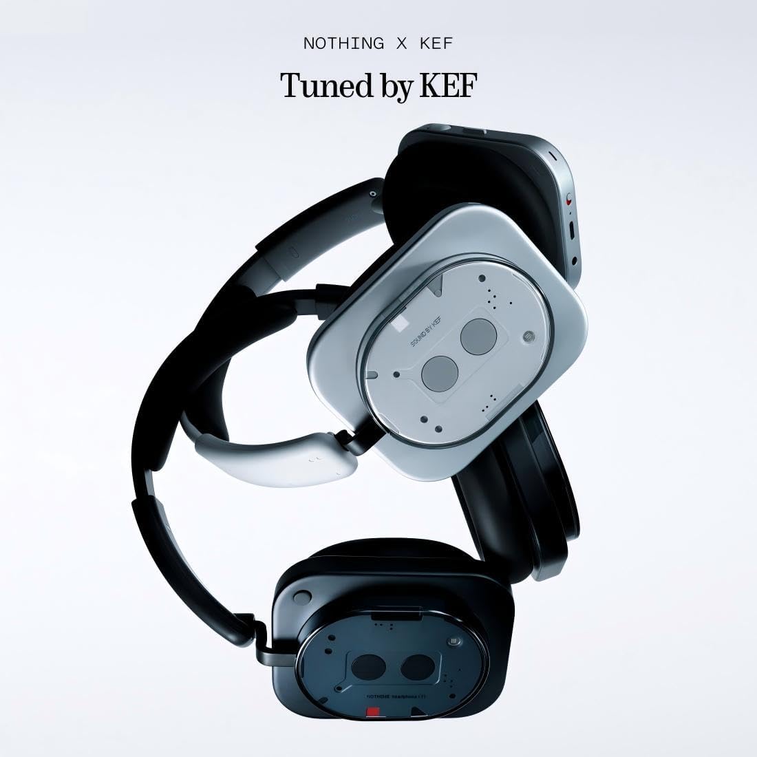 Nothing Headphone (1) Wireless Over Ear Headphones with Active Noise Cancelling, Up to 80 Hours of Battery Life, Hi-Res, Spatial Audio, Water Resistance