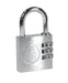 LocknCharge Resettable Keyless Mini Padlock - Grey