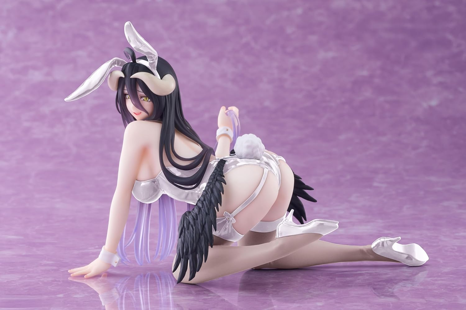 Taito Overlord Desktop Cute Figure - Albedo Bunny Ver.) Renewal
