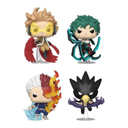 Funko Pop! My Hero Academia: Hawks / Izuku Midoriya / Shoto Todoroki / Fumikage Tokoyami