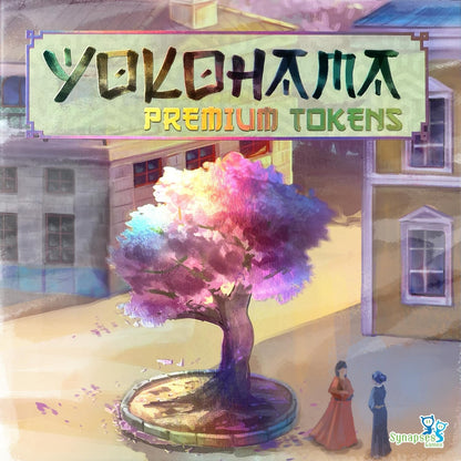 Synapses Games | Yokohama: Premium Tokens | Strategy Board Game Accessory | Upgraded Wood Tokens and Metal Coins