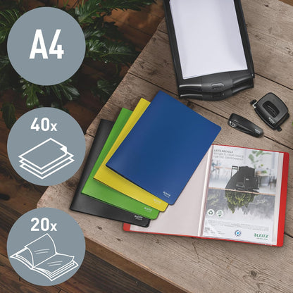 L: Display Book Recycle 20 Pock A4 PP yw Folder