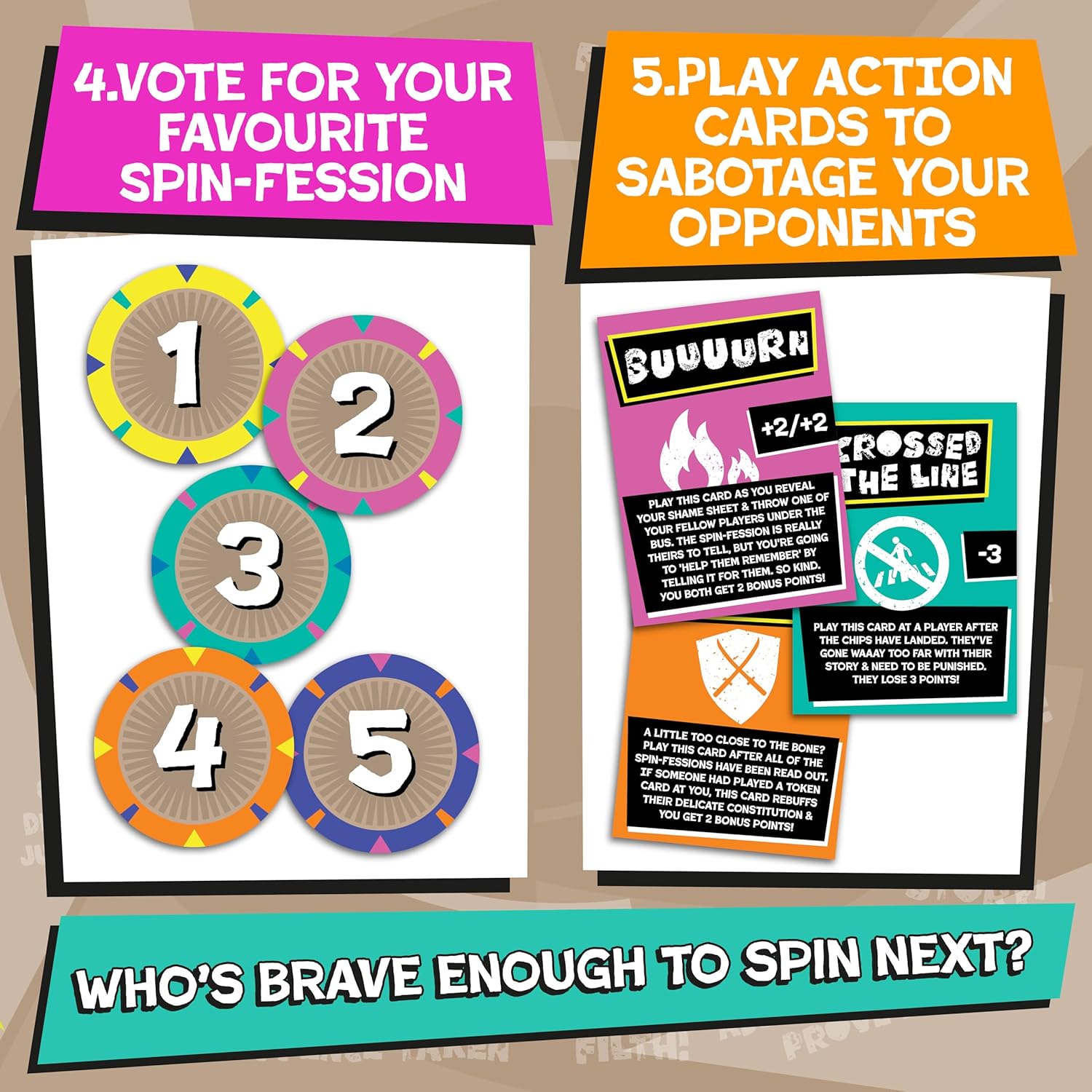 Social Games - Spin Confessions