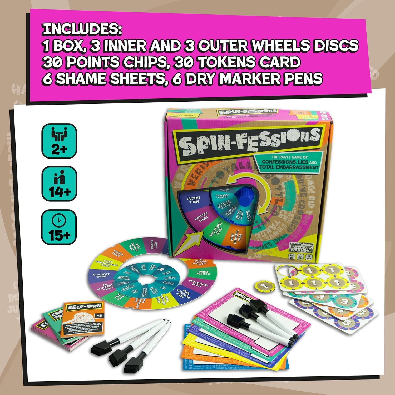 Social Games - Spin Confessions