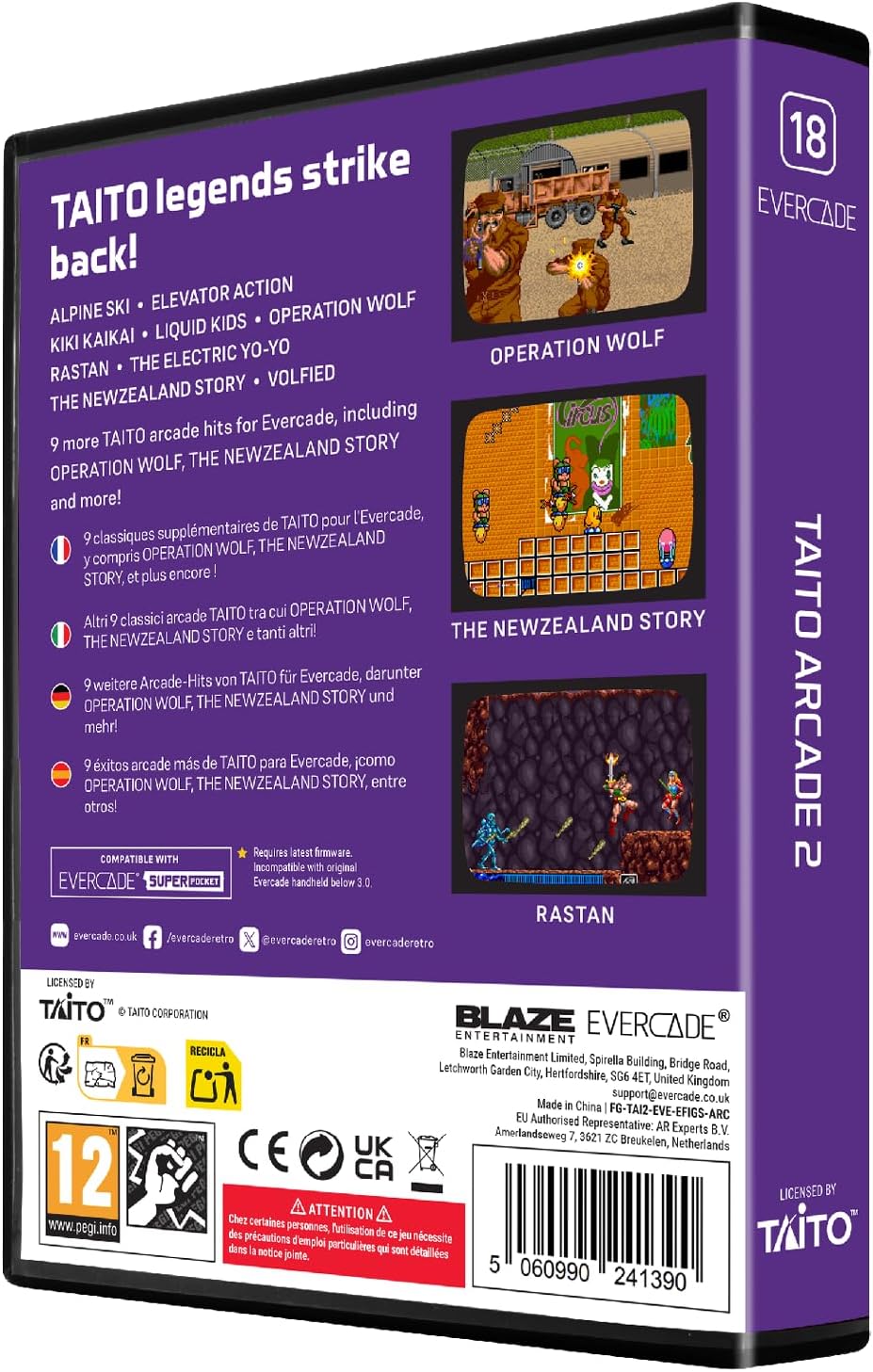 Blaze Evercade Taito Arcade 2