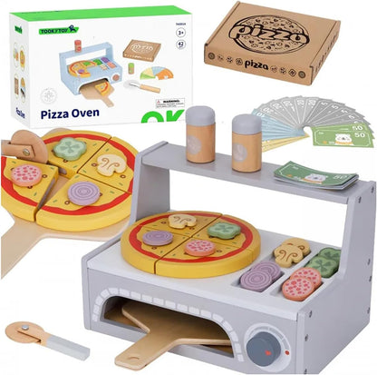 Forno per Pizza in Legno Gioco Simbolico per Bambini