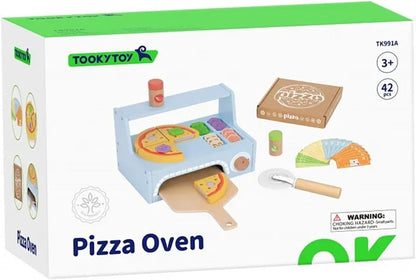 Forno per Pizza in Legno Gioco Simbolico per Bambini
