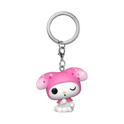 Funko Pop! Keychain: Kuromi 20th Anniversary &My Melody 50th Anniversary - My Melody - Hello Kitty Novelty Keyring - Collectable Mini Figure - Stocking Filler - Official Merchandise - Backpack Décor