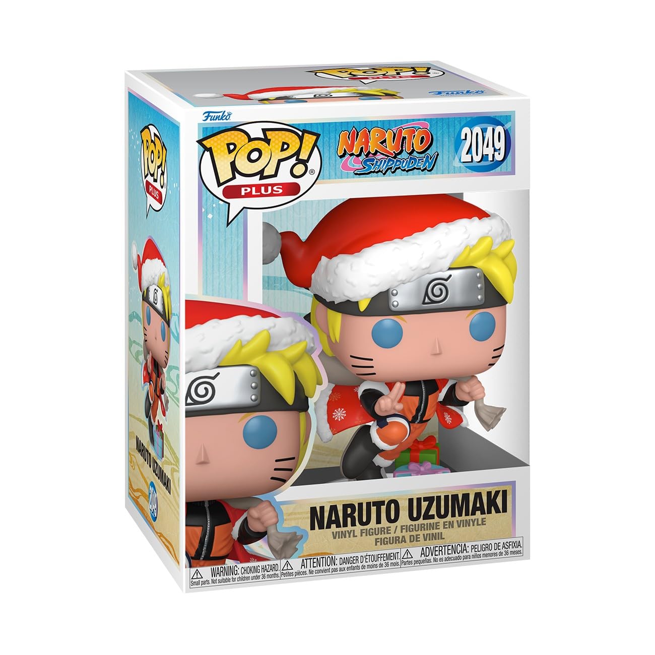 Funko Pop! Plus: Naruto Shippuden - Naruto Uzumaki - (Holidays) - Vinyl-Sammelfigur - Geschenkidee - Offizielle Handelswaren - Spielzeug Für Kinder und Erwachsene - Anime Fans
