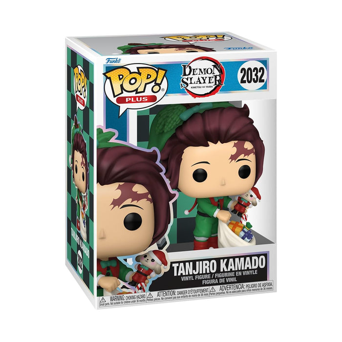 Funko Pop! Plus: Demon Slayer - Tanjiro Kamado - (Holidays) - Collectable Vinyl Figure - Gift Idea - Toys for Kids & Adults - Anime Fans - Model Figure for Collectors and Display
