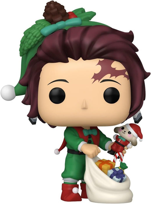 Funko Pop! Plus: Demon Slayer - Tanjiro Kamado - (Holidays) - Collectable Vinyl Figure - Gift Idea - Toys for Kids & Adults - Anime Fans - Model Figure for Collectors and Display