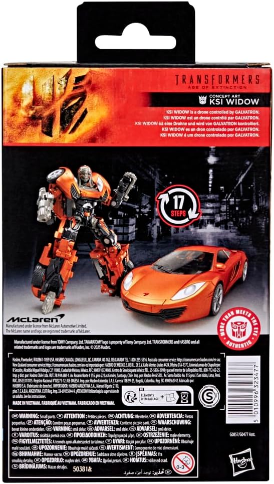 Transformers Studio Series Age of Extinction Deluxe Class Concept Art KSI Widow Action Figure