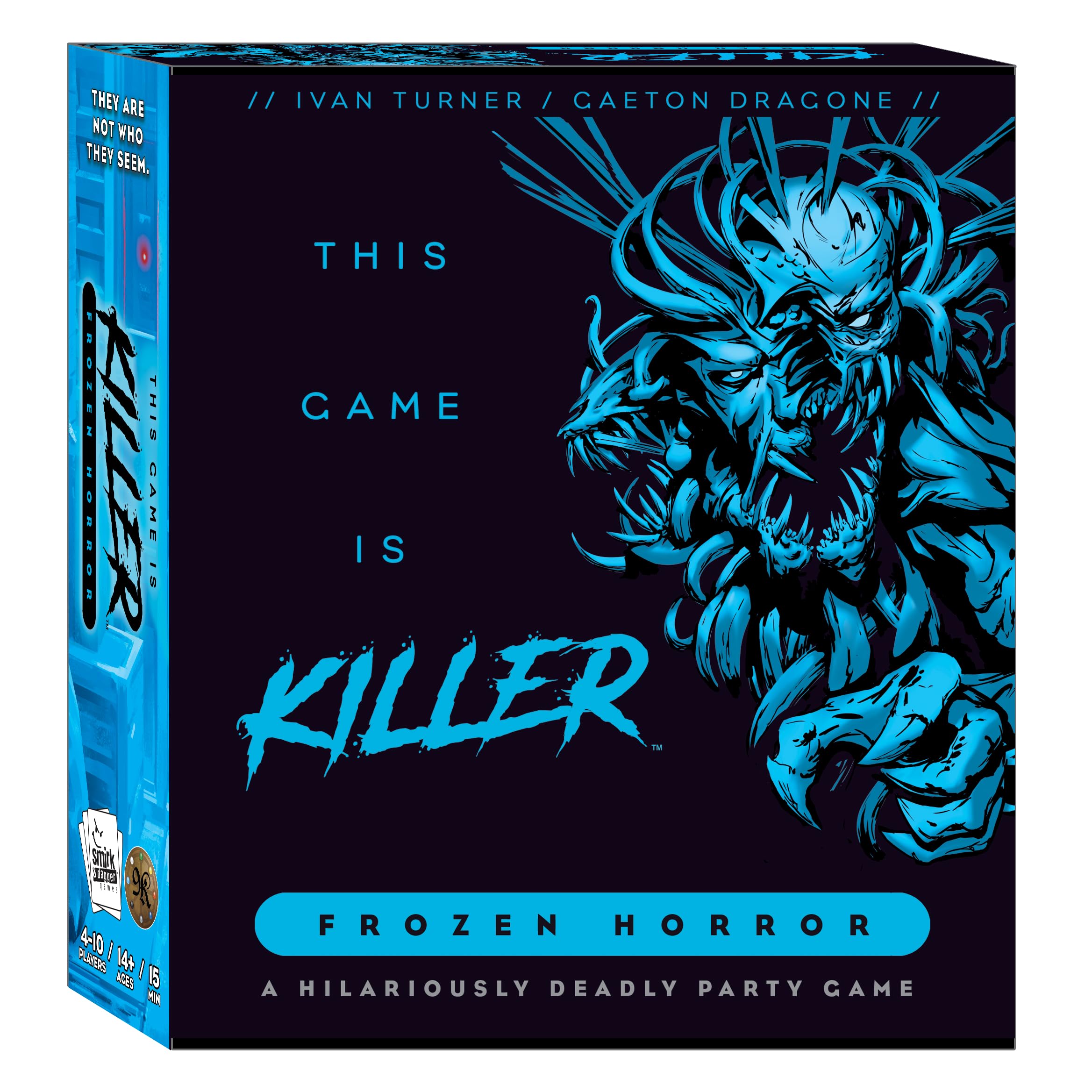 Smirk & Dagger, This Game is Killer Frozen Horror - for Ages 14 and Up, 4 to 10 Players