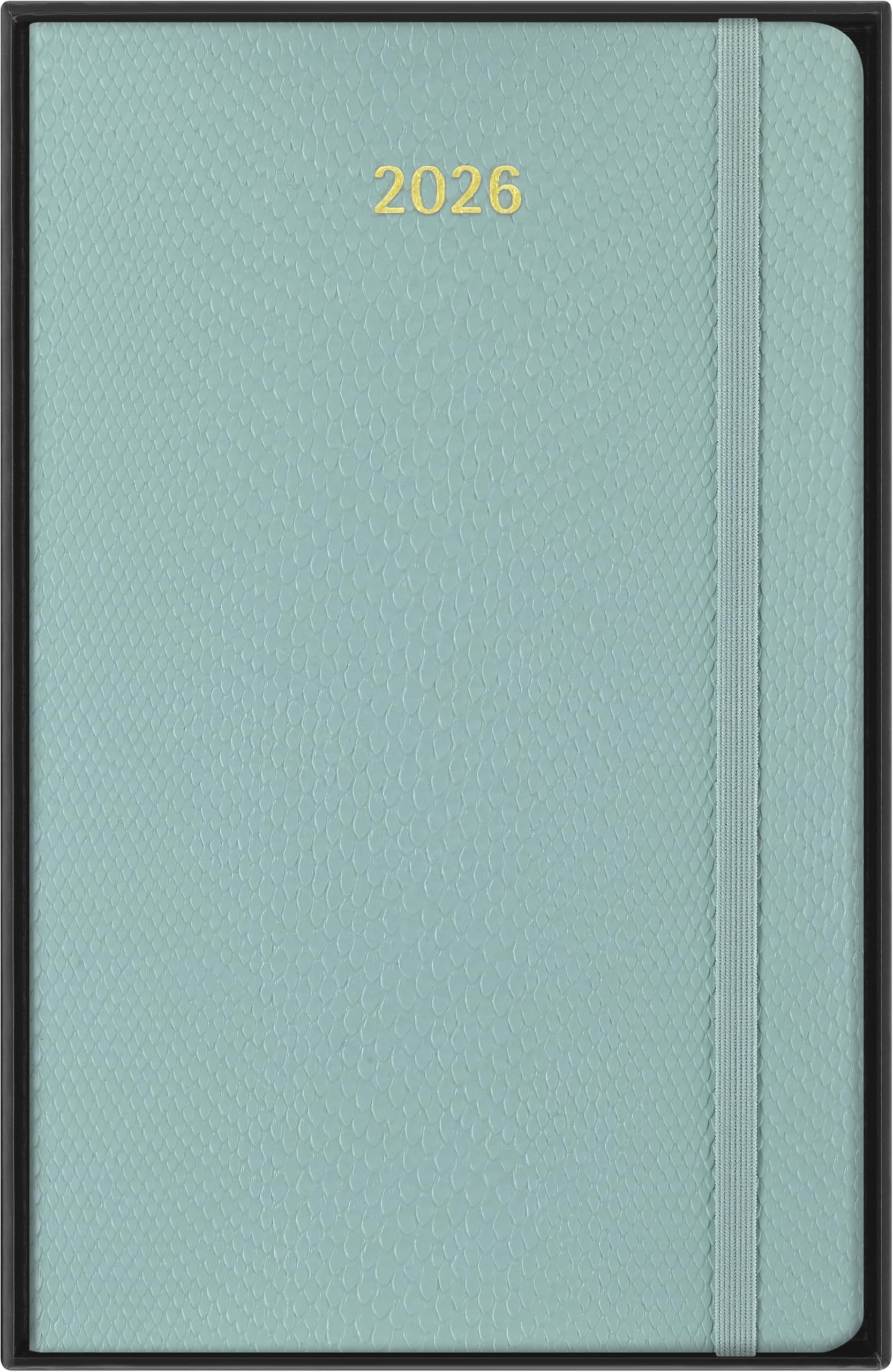 Moleskine Weekly Planner 2026 Precious and Ethical, 12-Month Weekly Agenda With Space For Notes, Vegan Soft Cover Python Effect, Sage Green Color, Size 13x21 cm