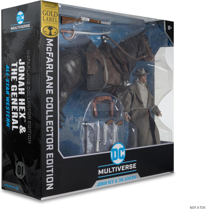 DC Multiverse - All-Star Western - 7" Jonah Hex with The General Megafig 2Pk
