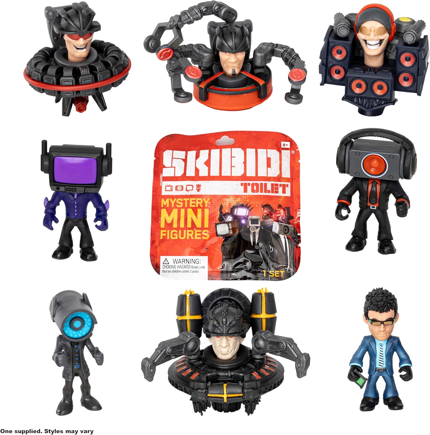 Skibidi Toilet Mystery Figures Series 2, Collectible Figures, Officially Licensed Skibidi Toilet Merch