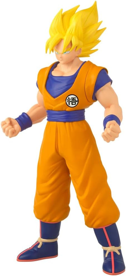 BANDAI Dragon Ball Riesenfigur Goku Super Saiyan, 40,6 cm, bewegliches Spielzeug der Dragon Ball-Serie, für Kinder und Sammler (38771