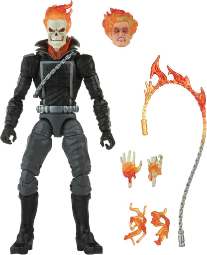 Marvel Hasbro, Legends Series, Comics, Ghost Rider, action figure giocattolo da 15 cm, 6 accessori