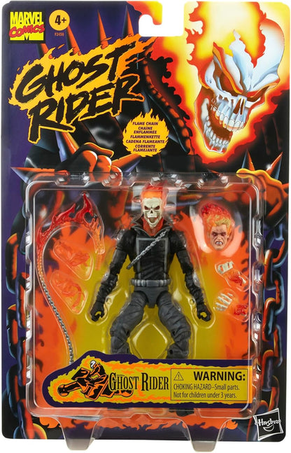 Marvel Hasbro, Legends Series, Comics, Ghost Rider, action figure giocattolo da 15 cm, 6 accessori