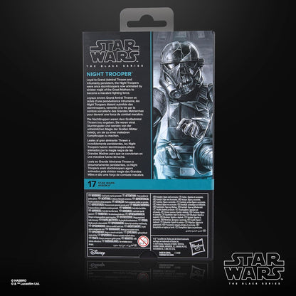 Star Wars The Black Series Night Trooper, Star Wars: Ahsoka Premium Action-Figur zum Sammeln (15 cm