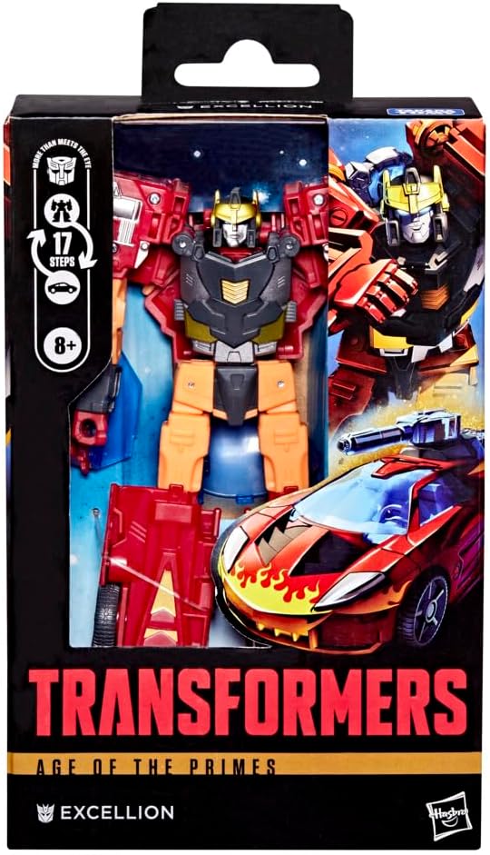 Transformers, Age of The Primes Deluxe Class, Cybertron, Action Figure di Excellion