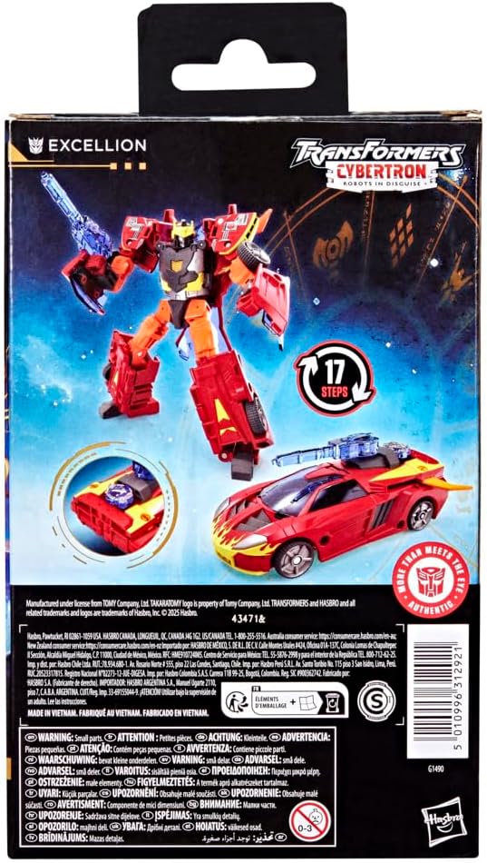Transformers, Age of The Primes Deluxe Class, Cybertron, Action Figure di Excellion
