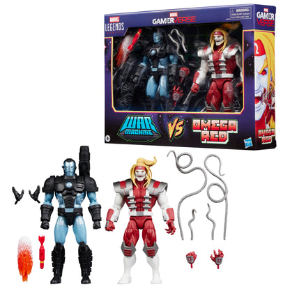 Marvel Legends Series Gamerverse Marvel's War Machine vs Marvel's Omega Red Action Figure Collectibles