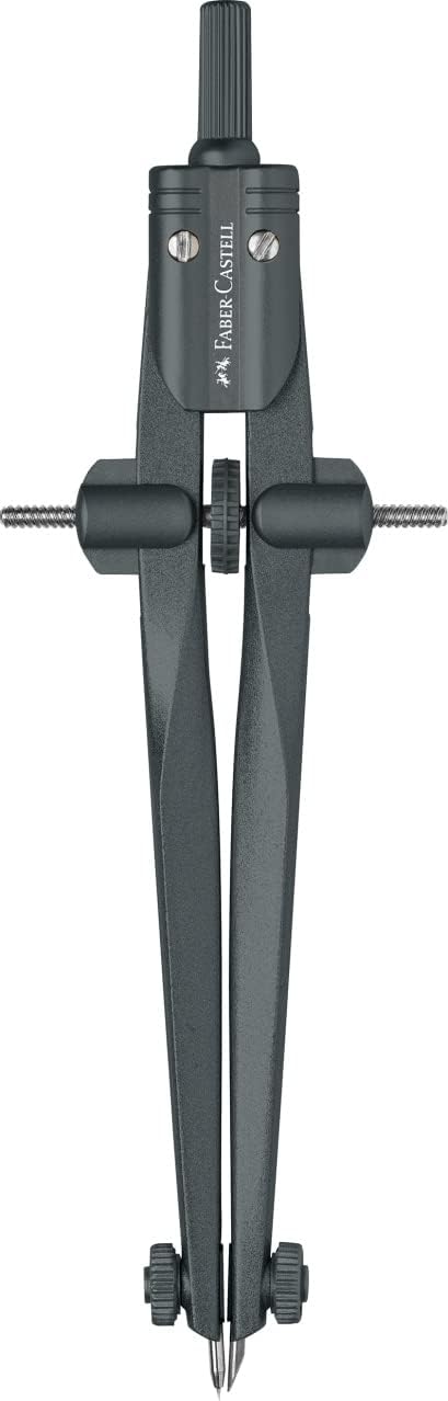 Faber-Castell Stream 2022 Compass with Quick-Set Mechanism - Blackstone or Berry