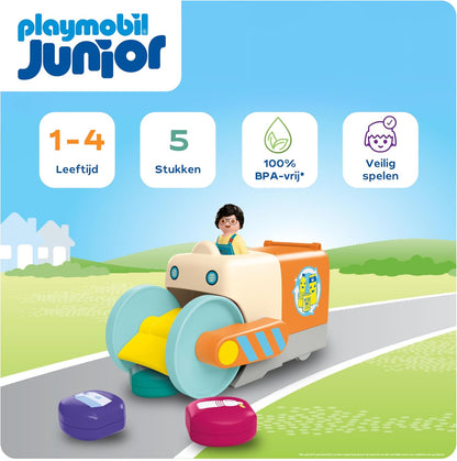 Playmobil - Junior: Push And Grab Garbage Collector (71774)