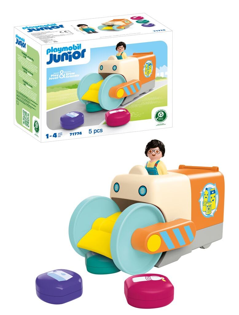 Playmobil - Junior: Push And Grab Garbage Collector (71774)