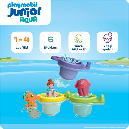 Playmobil - Junior Aqua: Floating Cups With Water Fun (71776)