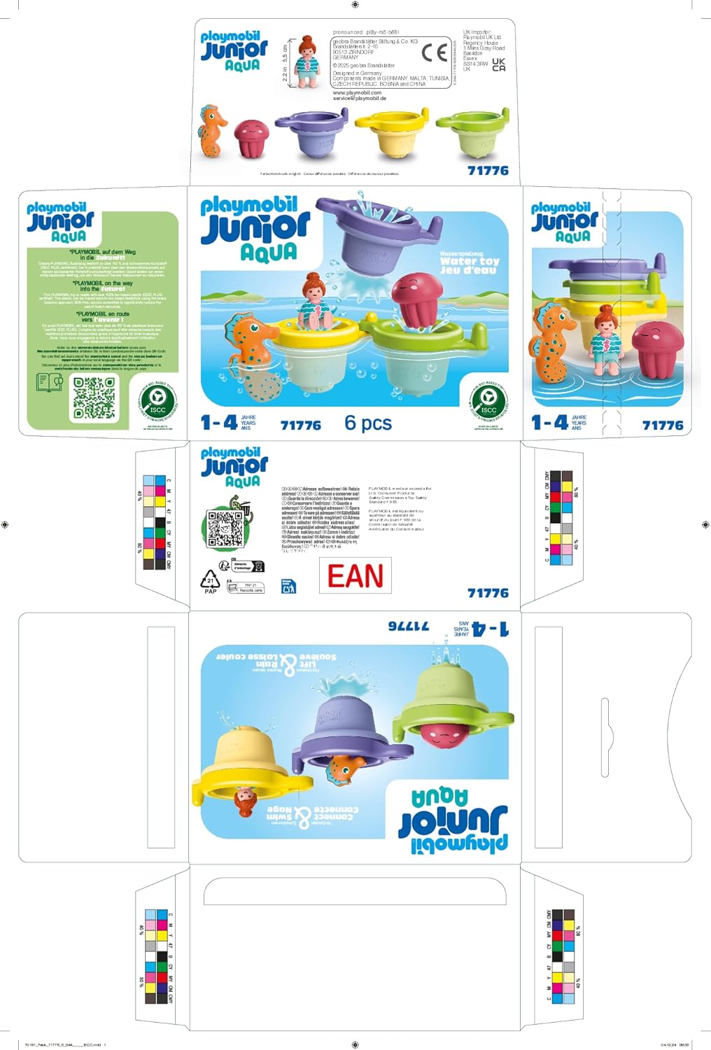 Playmobil - Junior Aqua: Floating Cups With Water Fun (71776)