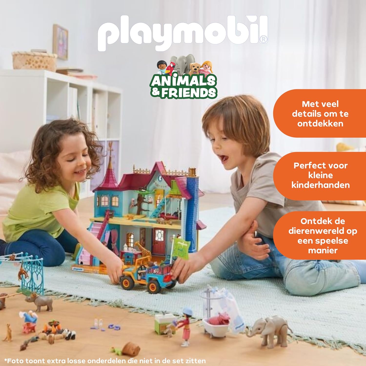 Playmobil - Animals & Friends: Animal Bathtime (71950)