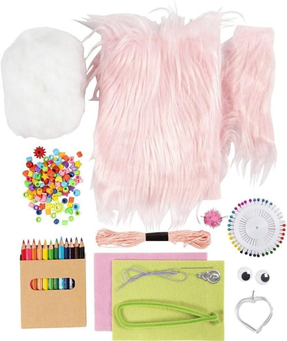 Craft Kit Sewing, Cat, Assorted Colours, 1 Pack