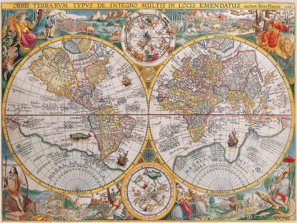 Ravensburger - Legpuzzel Wereldkaart 1594 1500st.