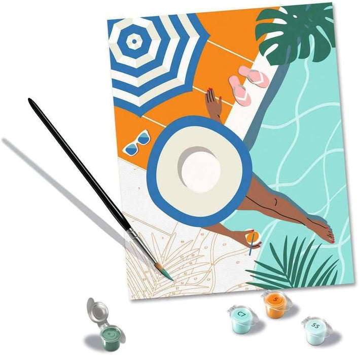 Ravensburger - CreArt Schilderen op Nummer - Zwembad