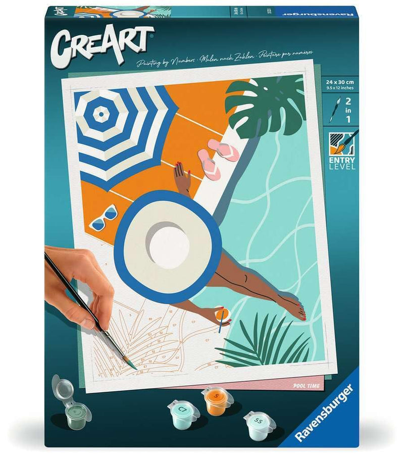 Ravensburger - CreArt Schilderen op Nummer - Zwembad