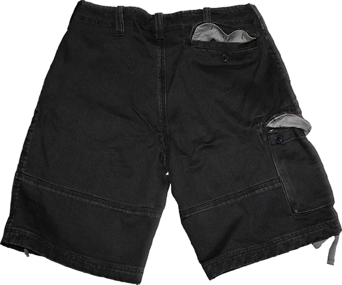 Spiral - Metal Streetwear - Vintage Cargo Shorts Black - M