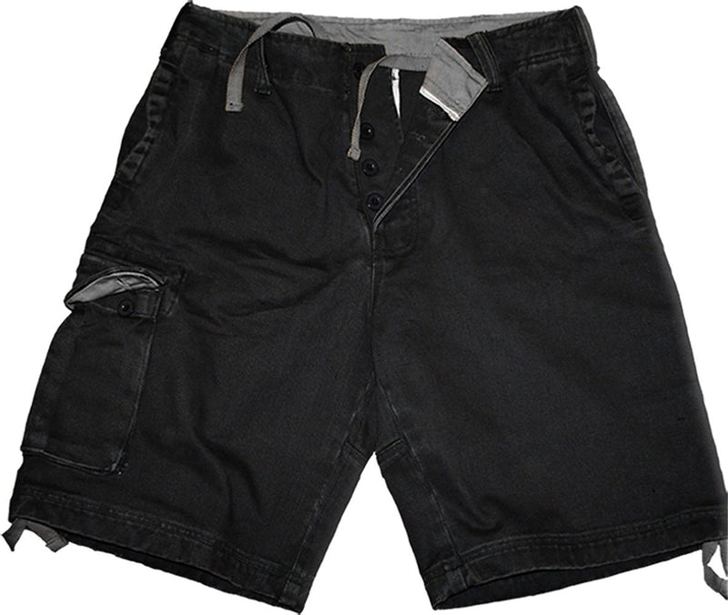 Spiral - Metal Streetwear - Vintage Cargo Shorts Black - M