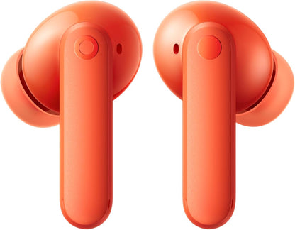 CMF Buds 2 Wireless Earbuds with 48 dB Hybrid ANC, 55-Hour Battery Life, 11mm PMI Driver, 6 HD mics and Spatial Audio, IP55 Dust & Water Resistance - Orange