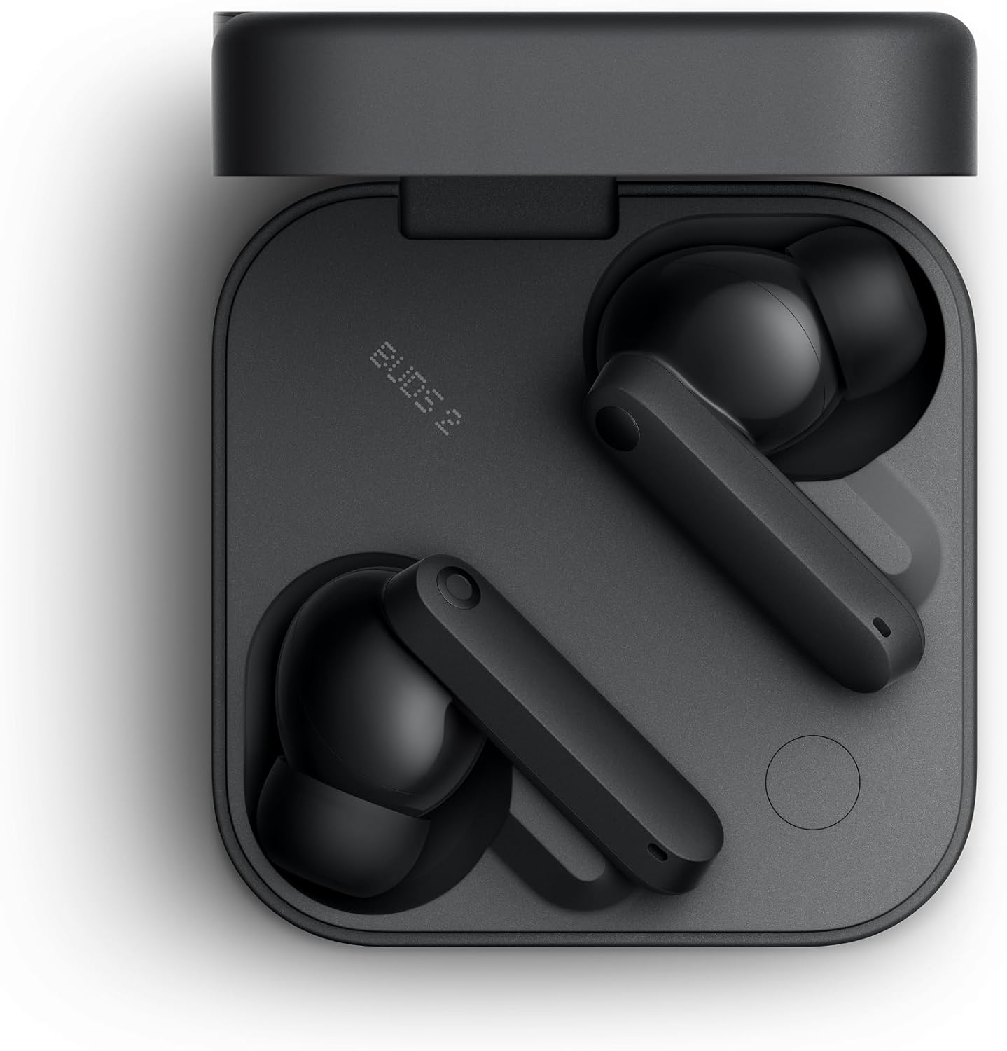 CMF by Nothing Buds 2 Wireless Earbuds with 48 dB Hybrid ANC, 55-Hour Battery Life, 11mm PMI Driver, 6 HD mics and Spatial Audio, IP55 Dust & Water Resistance - Dark Grey