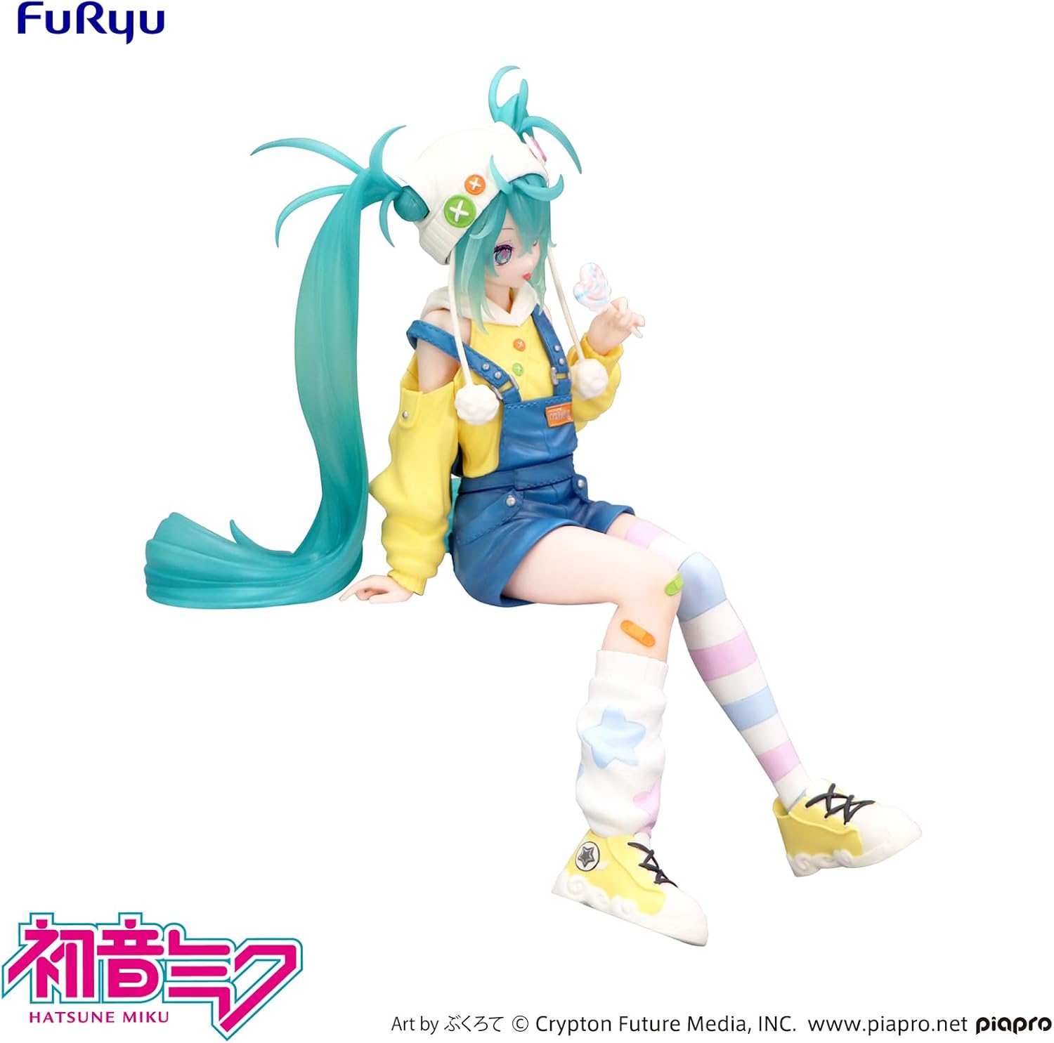 FuRyu Corporation-Hatsune Miku Noodle Stopper Figure -Lollipop- Figure