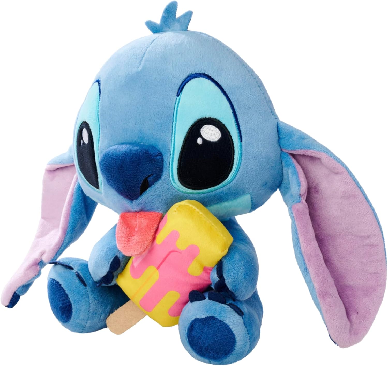 Disney Stitch with Ice Lolly 25 cm Plush Figure, Suitable from the First Months of Life