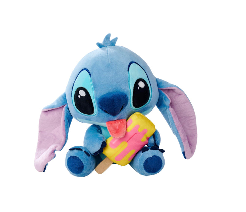 Disney Stitch with Ice Lolly 25 cm Plush Figure, Suitable from the First Months of Life