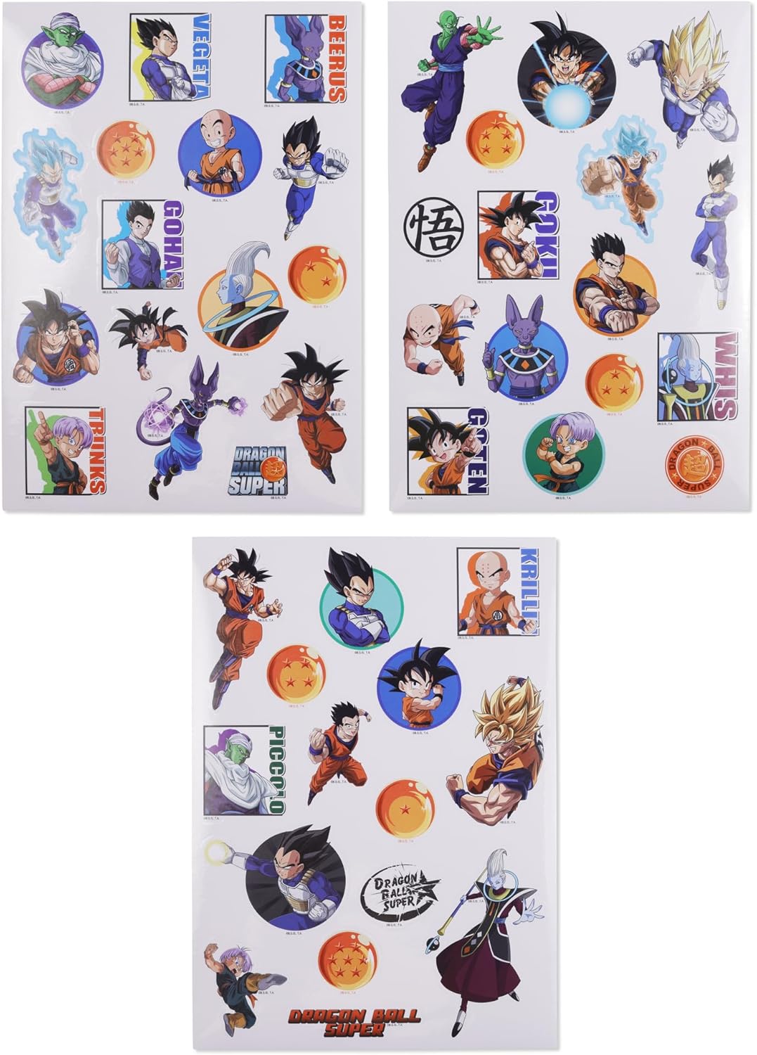 Stickers Set Dragon Ball