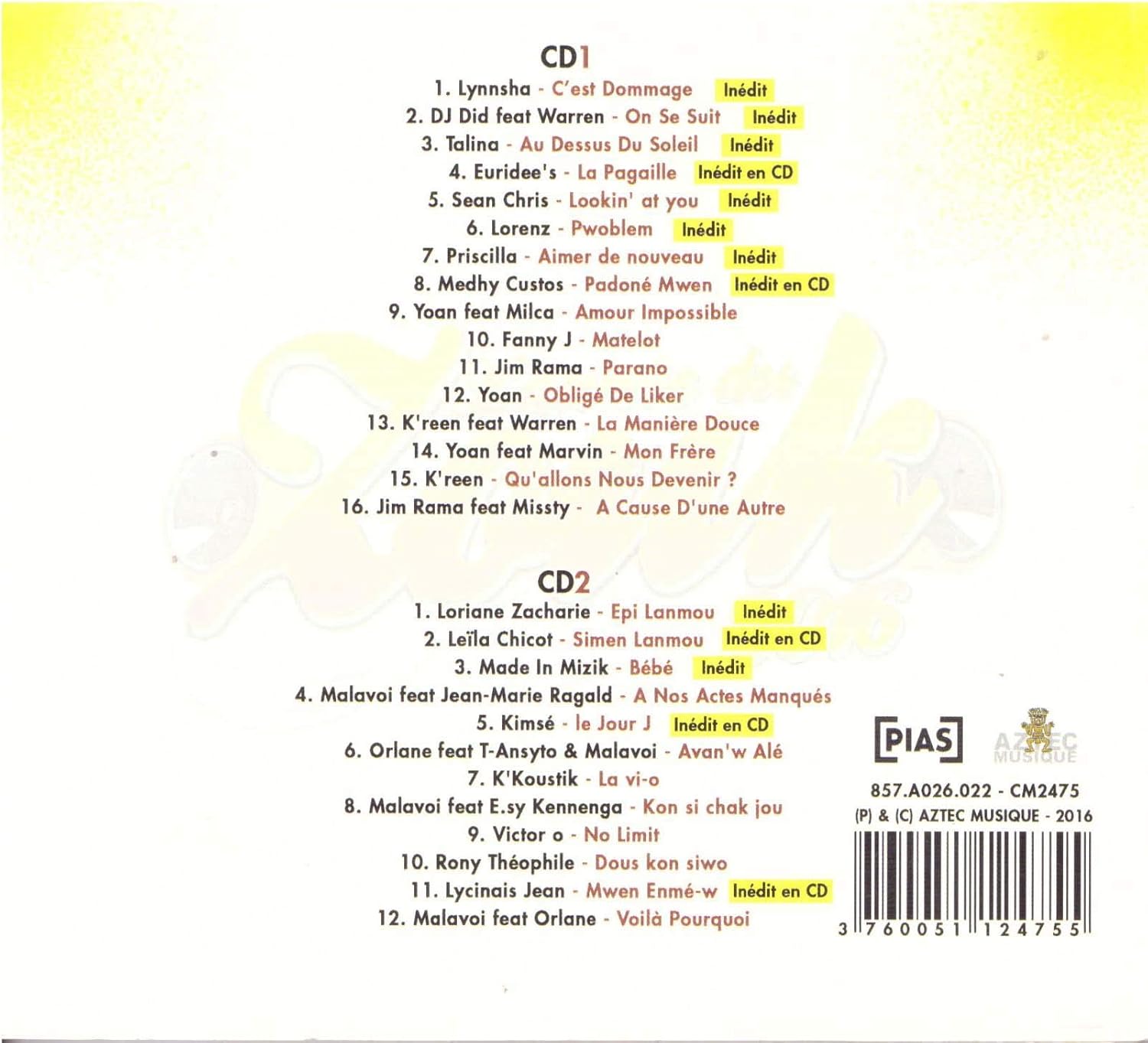 Various Artists - Lannae Du Zouk 2016 (2 Cd)